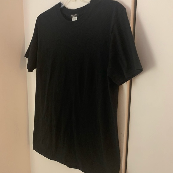 Nasty Gal Black Crewneck Short Sleeve T-Shirt - Picture 4 of 5